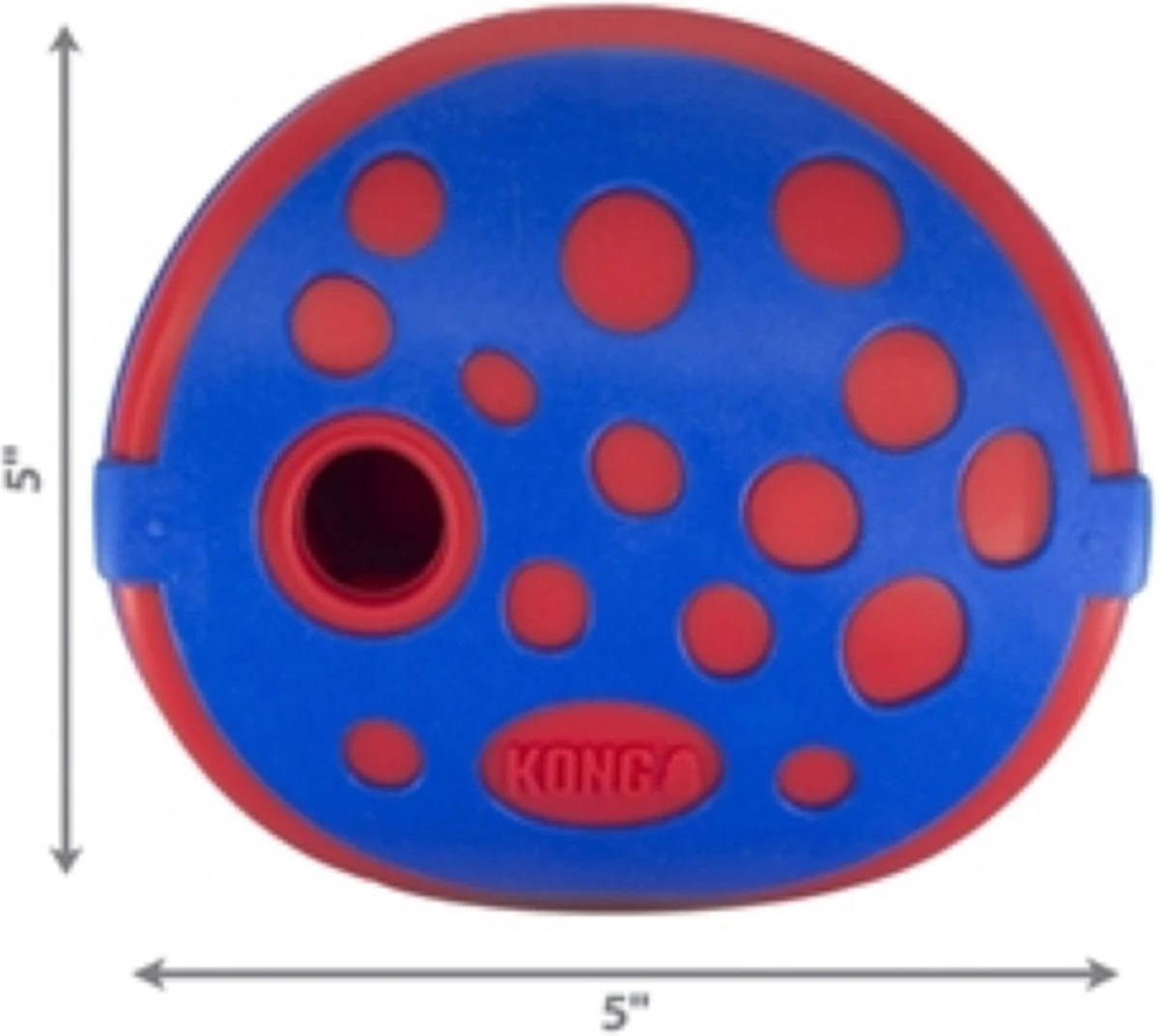 Kong Rewards Wally Blauw / Rood - 12.5X12.5X12.5 CM 4 Kong Rewards Wally Blauw / Rood - 12.5X12.5X12.5 CM - Image 2