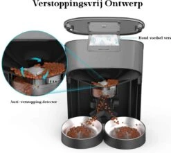 Catlux 2-in- 1 Automatische Voerbak - Kat En Hond - Voerautomaat Dispenser - Voerdispenser - Pet Feeder Met Timer - Voice Recorder - App Besturing - 6L -Huisdierbenodigdheden Korting 1200x1075 2
