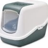 Savic Kattentoilet Nestor Nordic 56x39x38.5 Cm - Kattenbak - Groen&Wit -Huisdierbenodigdheden Korting 1200x1079 9