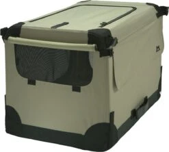 Maelson Soft Kennel - Robuuste Hondenbench Van Zacht Materiaal - Opvouwbare Kennel Met Stevig Stalen Binnenframe - Beige/zwart - XXS / XS / S / M / L / XL / XXL - 72 S -Huisdierbenodigdheden Korting 1200x1080 6