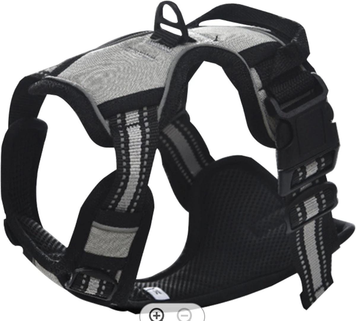 Mister Mill Hondentuigje 2x Klikgesp Maat L Grijs - Anti-Trek Tuig Hondenharnas - Y Tuig Hond Reflecterend 10 Mister Mill Hondentuigje 2x Klikgesp Maat L Grijs - Anti-Trek Tuig Hondenharnas - Y Tuig Hond Reflecterend - Image 8