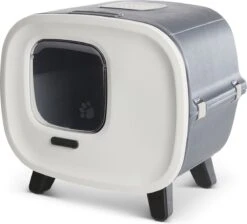 Savic Kattenbak Mira Deluxe Antraciet / Wit 56x45x50,5 Cm -Huisdierbenodigdheden Korting 1200x1086 6