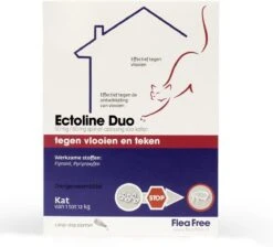 Flea Free Ectoline Duo Kat - Tegen Vlooien En Teken - 2 Pipetten -Huisdierbenodigdheden Korting 1200x1087 18