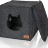 Bella & Balu Vilten Kattengrot Incl. Kussen + Speeltje - Opvouwbare Knuffelgrot Voor Katten Om Te Slapen, Te Schuilen, Te Ravotten En Te Krabben (donkergrijs) 1 Bella & Balu Vilten Kattengrot Incl. Kussen + Speeltje - Opvouwbare Knuffelgrot Voor Katten Om Te Slapen, Te Schuilen, Te Ravotten En Te Krabben (donkergrijs) -Huisdierbenodigdheden Korting 1200x1093 13
