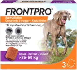 Frontpro Hond XL 25-50 Kg 3 Tabletten