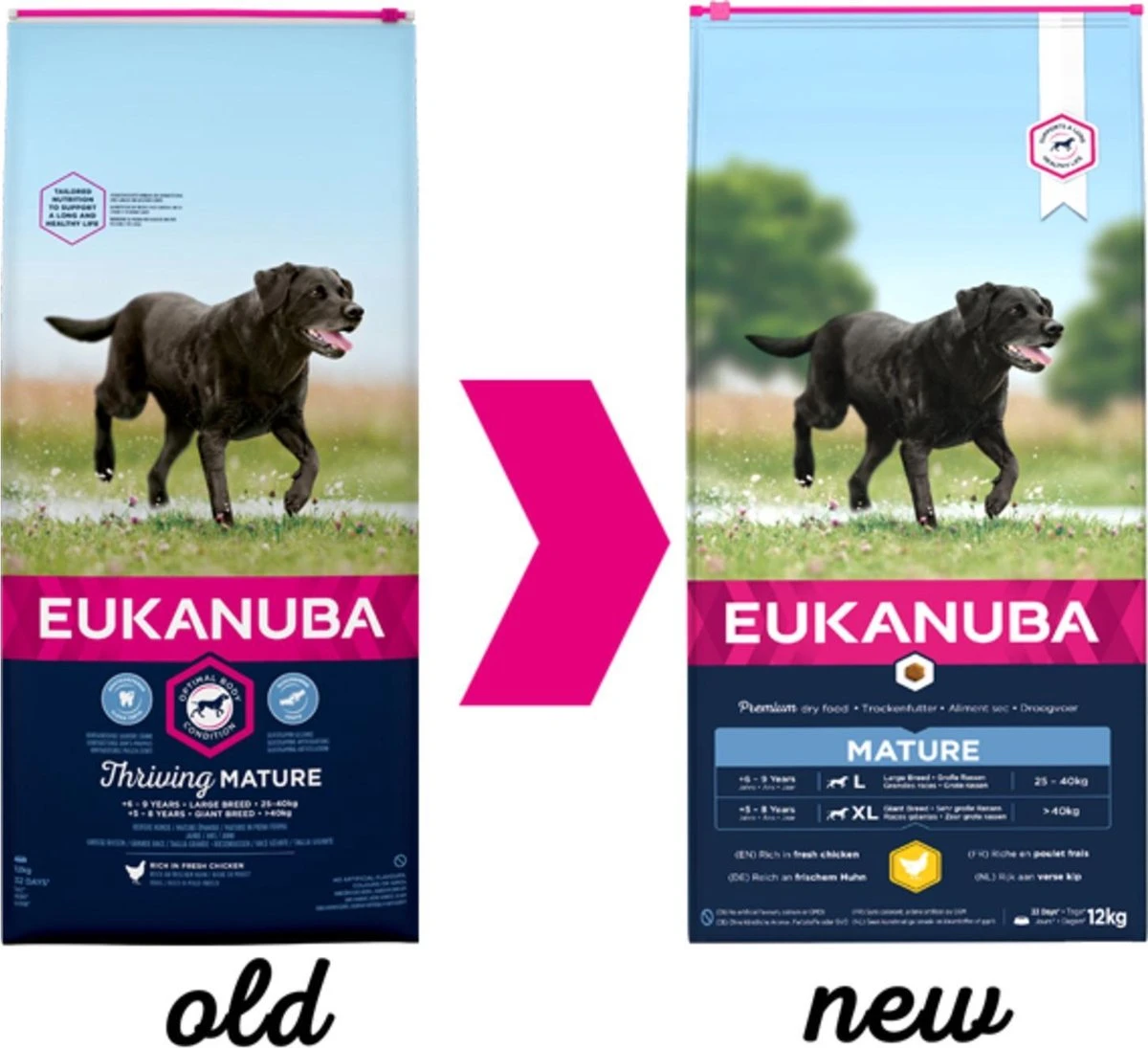 Eukanuba Dog Mature & Senior - Large Breed - Kip - Hondenvoer - 12 Kg 5 Eukanuba Dog Mature & Senior - Large Breed - Kip - Hondenvoer - 12 Kg - Afbeelding 3