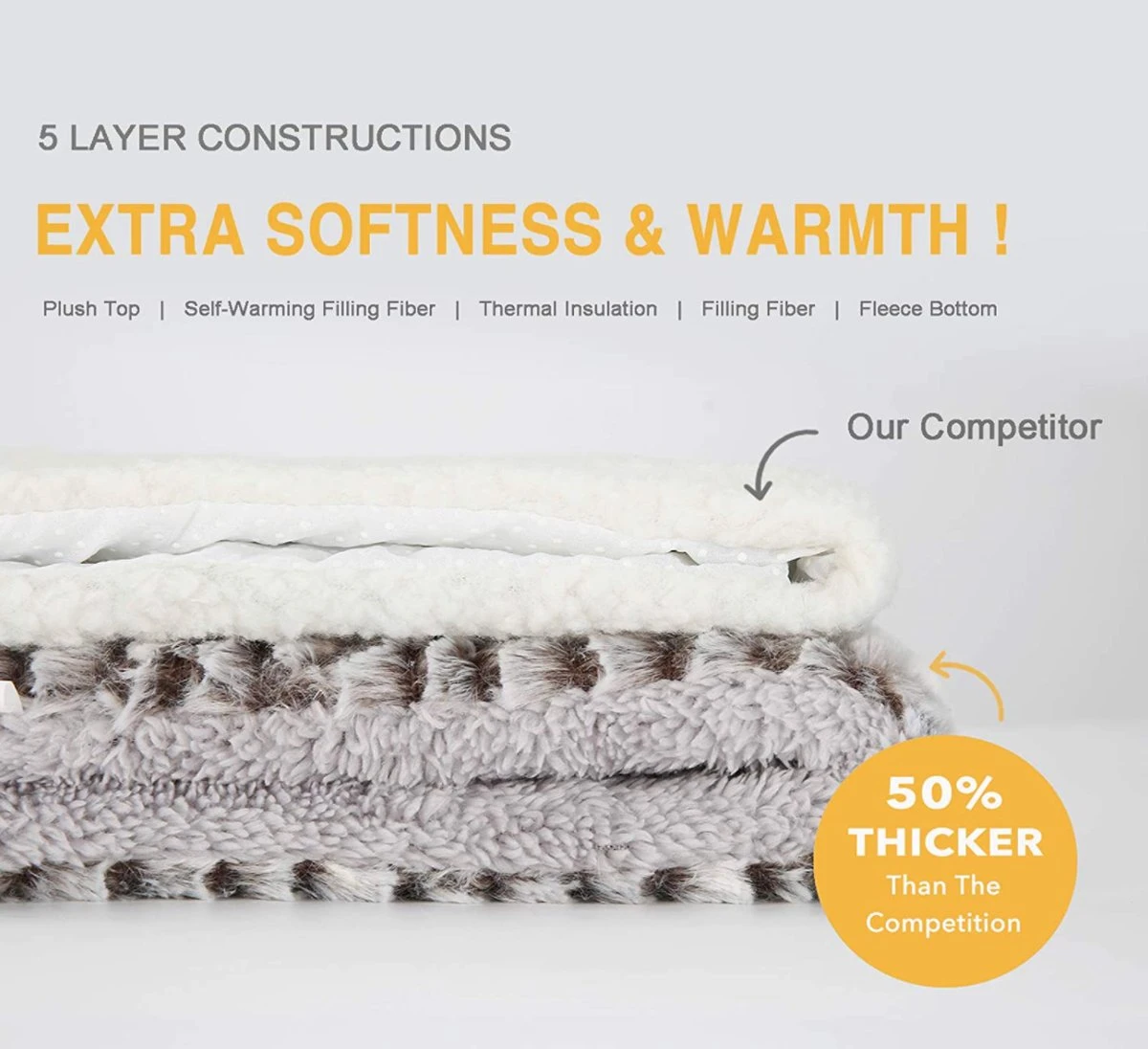 Merkloos Zelfverwarmende Dierendeken Zonder Stroom Thermo Deken Hond Kat Inclusief Adreslabel 70 X 47 Cm 11 Merkloos Zelfverwarmende Dierendeken Zonder Stroom Thermo Deken Hond Kat Inclusief Adreslabel 70 X 47 Cm - Image 9