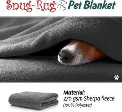 Snug-Rug Huisdier Deken Voor Honden En Katten – Small Slate Grey Kattendeken Hondendeken – Vetbed Hond Bench Bank Fleece Kat Dierendeken Kattendekentjes Kattendekentje Dierenmat Hondenmat Plaid Kattendekens Kattenplaid -Huisdierbenodigdheden Korting 1200x1099 4