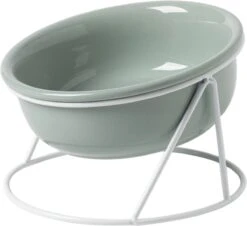 GIZMO 2x Voerbak Kat (Klein) - 300ML - Lichtgroen - Keramische Drink- & Voerbakken Met Standaard - 12.5 Cm - 2 Stuks -Huisdierbenodigdheden Korting 1200x1100 5