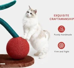 VETRESKA Kersenkrabpaal Katten - Met Hangmat -Huisdierbenodigdheden Korting 1200x1107 13