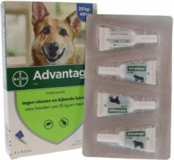 Bayer Anti Vlooienmiddel Advantage 400 25 - 40 Kg - 4 Pipetten -Huisdierbenodigdheden Korting 1200x1107 9