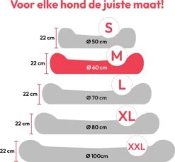 Snoozle Donut Hondenmand - Zacht En Luxe Hondenkussen - Wasbaar - Fluffy - Hondenmanden - 60cm - Lichtgrijs -Huisdierbenodigdheden Korting 1200x1110 5