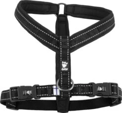 Hurtta Padded Tuig Y-Model Zwart - Hondenharnas - 60 Cm