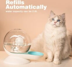 DrPhone AluPet3 – Unieke Waterbak – Automatisch Gevuld - Drinkfontein - 2.8 Liter - Eenvoudig Schoon – Geschikt Voor Zowel Hond Als Kat – Wit/Grijs -Huisdierbenodigdheden Korting 1200x1116 6