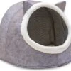 Merkloos Opvouwbaar Kattenhuis - En Hondennest – Cat House - Kattenhol - Cat Cave - Grijs -Huisdierbenodigdheden Korting 1200x1117 13