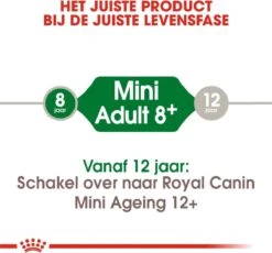 Royal Canin Mini Adult 8+ - Hondenvoer - 800 G -Huisdierbenodigdheden Korting 1200x1118