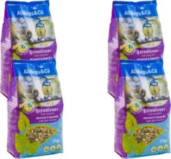 Allbirds&Co Strooivoer Met - Voer - 4 X Insecten
