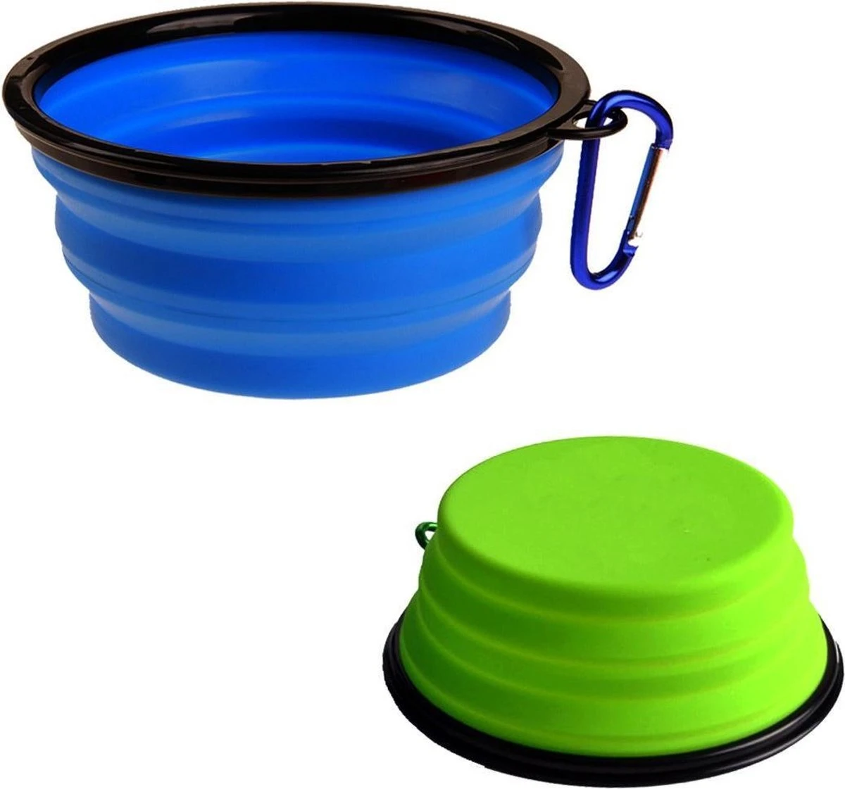 Merkloos 2x Opvouwbare Drinkbak/voerbak Voor Kleine Honden - 13 X 5,5 Cm - Siliconen Inklapbare Voerbak Hond 4 Merkloos 2x Opvouwbare Drinkbak/voerbak Voor Kleine Honden - 13 X 5,5 Cm - Siliconen Inklapbare Voerbak Hond - Image 2