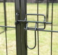 Merkloos Topmast Premium Puppyren - 120 Cm Hoog - 640 Cm Omtrek - Hondenren - Hondenhok - Zwart -Huisdierbenodigdheden Korting 1200x1123 7