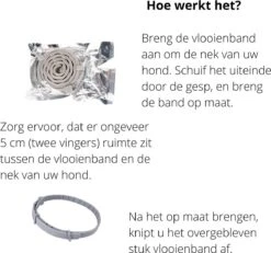 Merkloos Vlooienband Hond | Vlooien | Luizen | Teken | Mijten | 8 Maanden Bescherming | Honden -Huisdierbenodigdheden Korting 1200x1124 12