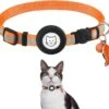 BJØRK™ Kattenhalsband Airtag - Reflecterend - Oranje - Verstelbaar - 20 Tot 30 Cm - Tracker- GPS - Geschikt Voor Apple AirTag - Kattenriem - Katten Accessoire - Halsband Kat Airtag -Huisdierbenodigdheden Korting 1200x1124 20