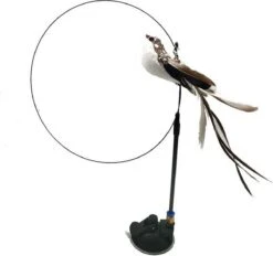 Kattenspeelgoed - Simulatie Vogel - Interactieve Grappige Kattenspeeltjes - Kattenhengel Met Zuignap + 4 Vogels + Een Kattenhengel GRATIS -Huisdierbenodigdheden Korting 1200x1125 21