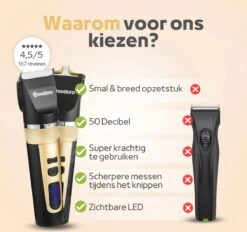 Woodoro Professionele 2-in-1 Hondentondeuse Voor Dikke Vacht – Draadloze Honden Tondeuse & Hondentrimmer – Stille Tondeuse Katten & Honden Trimset 15 Woodoro Professionele 2-in-1 Hondentondeuse Voor Dikke Vacht – Draadloze Honden Tondeuse & Hondentrimmer – Stille Tondeuse Katten & Honden Trimset -Huisdierbenodigdheden Korting 1200x1126