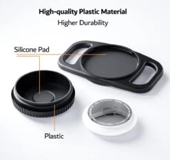 Merkloos Waterdichte Airtag Halsbandhouder (2-pack) Voor Apple AirTag, Plastic En Siliconen Halsbandhoes Anti-verloren Luchttag-hoeshouder Voor Kat Hond GPS-tracker (zwart) -Huisdierbenodigdheden Korting 1200x1126 5