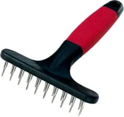 Ferplast Herderhark Dubbel - Hondenvachtborstel - 11x15.5 Cm Rood Zwart -Huisdierbenodigdheden Korting 1200x1128 2