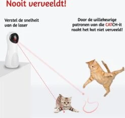 Merkloos Automatisch Kattenspeeltje Laser Intelligent Interactief Voor Katten – Laser Kat – 3 Verschillende Standen – Incl. Oplaadkabel – Geruisloze Motor -Huisdierbenodigdheden Korting 1200x1129 18
