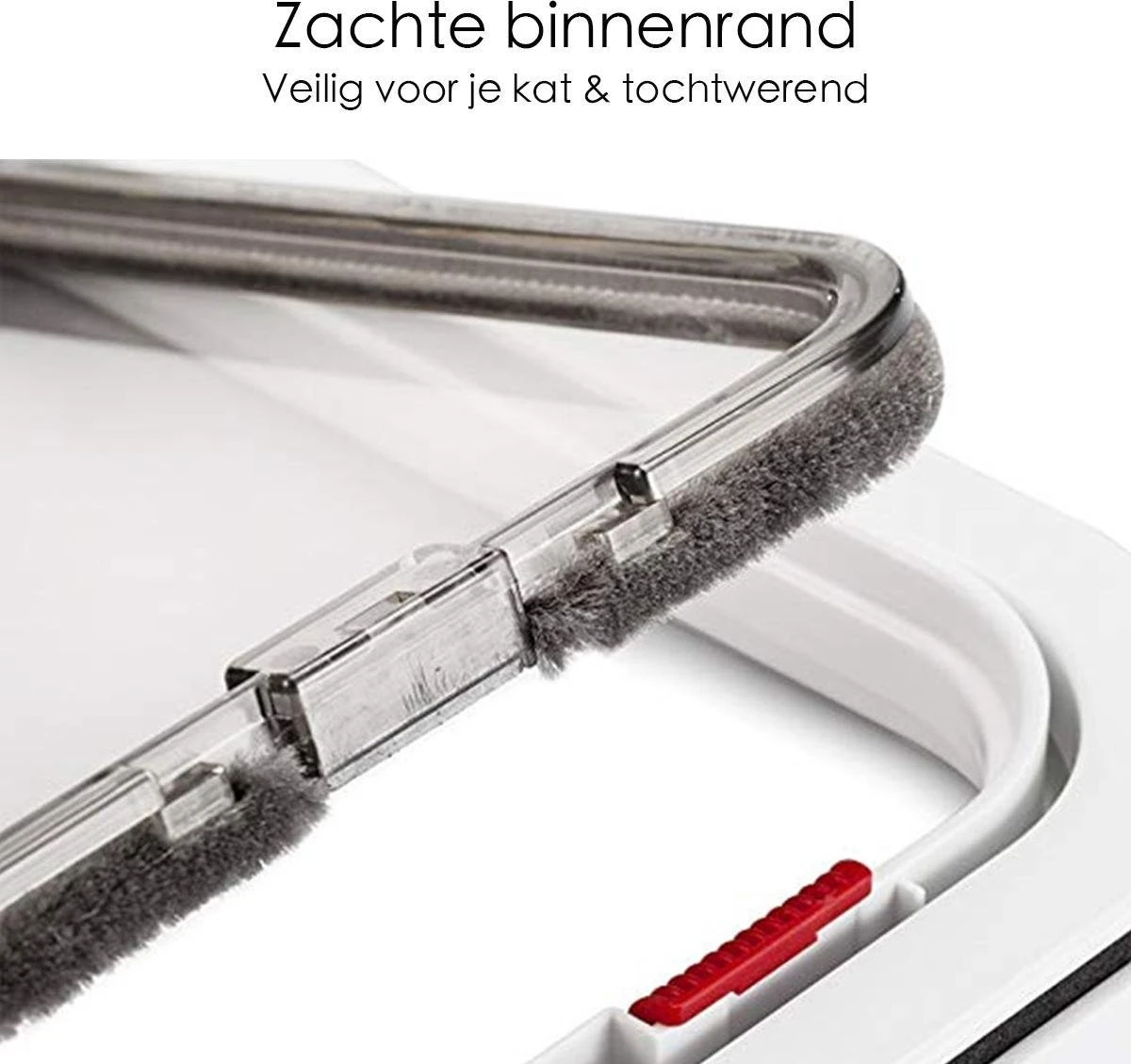Merkloos Kattenluik - Inclusief Tunnel - 4 Vergendelingsstanden - Wit - Waterdicht - 23 X 25 X 5.5 Cm 10 Merkloos Kattenluik - Inclusief Tunnel - 4 Vergendelingsstanden - Wit - Waterdicht - 23 X 25 X 5.5 Cm - Afbeelding 8