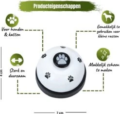 Merkloos Hondenbel Speeltje Voor Je Hond - Rood Zwart - Bel Voor Honden - Hondentraining - Honden - Training - Trainen - Hondenbel - Bel - Belletje - Hondenspeelgoed - Speeltje - Speelgoed - Puppytrainig - Puppie - Puppy - Spelen -Huisdierbenodigdheden Korting 1200x1131 9