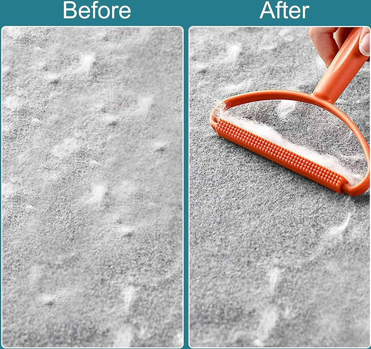 Doodadeals® | Huisdierhaar Verwijderaar | Kattenhaar Verwijderaar | Tapijt, Meubels En Jas | Blauw Of Oranje | 1 Stuk 4 Doodadeals® | Huisdierhaar Verwijderaar | Kattenhaar Verwijderaar | Tapijt, Meubels En Jas | Blauw Of Oranje | 1 Stuk - Image 2