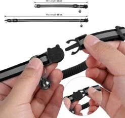 YONO Katten Halsband Geschikt Voor Apple Airtag - Kattenbandje Met Belletje En Reflecterend - GPS Kat - Zwart -Huisdierbenodigdheden Korting 1200x1133 18