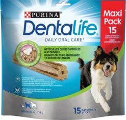 Dentalife Daily Oral Care Maxi Pack - Hondensnack M - 75 Stuks -Huisdierbenodigdheden Korting 1200x1135 13