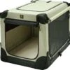 Maelson Soft Kennel - Robuuste Hondenbench Van Zacht Materiaal - Opvouwbare Kennel Met Stevig Stalen Binnenframe - Beige/zwart - XXS / XS / S / M / L / XL / XXL - 92 L -Huisdierbenodigdheden Korting 1200x1135 18