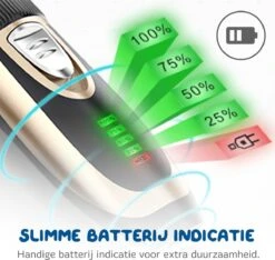 Pawwy Dieren Tondeuse Set Draadloos Voor Honden En Katten – Voor Dikke Vacht - Hondentondeuse – Hondentrimmer - Scheerapparaat - Goud -Huisdierbenodigdheden Korting 1200x1135 2