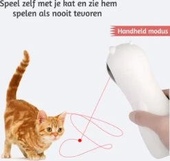 Merkloos Automatisch Kattenspeeltje Laser Intelligent Interactief Voor Katten – Laser Kat – 3 Verschillende Standen – Incl. Oplaadkabel – Geruisloze Motor -Huisdierbenodigdheden Korting 1200x1138 10