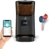 Pawsy® AR1 - Automatische Voerbak – Automatische Voederbak Kat - Kattenvoerautomaat - Voerdispenser - Zwart - 6L - Smart App – Instelbaar Voedingsschema Voor Huisdier – GRATIS Opscheplepel