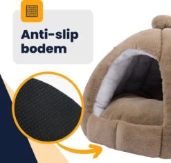 MIRO Katten Huis - Kattenhuizen - Kattenhok - Kattenmand - Dierenhuis - Extra Zacht - Bruin 16 MIRO Katten Huis - Kattenhuizen - Kattenhok - Kattenmand - Dierenhuis - Extra Zacht - Bruin -Huisdierbenodigdheden Korting 1200x1140 27