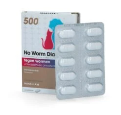 No Worm Diacur 500 Ontworming Hond En Kat 10 Tabletten -Huisdierbenodigdheden Korting 1200x1142 1