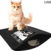 Kattenbakmat - Schoonloopmat - Katten Grit Opvanger - Kattenbakvulling - Waterdicht - Dubbele Laag - Honingraat - 40 X 50 Cm - Zwart -Huisdierbenodigdheden Korting 1200x1142 23