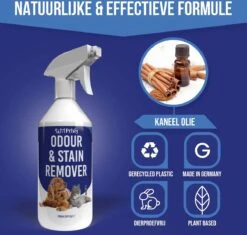Petsly Odour & Stain Remover - Geurverwijderaars - Urine Vlekken Verwijderen Urinegeur Verwijderen Met Plantaardige Enzymen - 1L -Huisdierbenodigdheden Korting 1200x1142 9