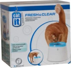 Catit Fresh And Clear - Drinkfontein Kat - Blauw /Wit - 2 L -Huisdierbenodigdheden Korting 1200x1145 14