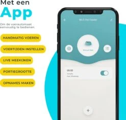 GoldenPaws Automatische Voerbak - Kat En Hond - Zwart - Met Verstelbare Camera - Voerautomaat Met Smartphone Besturing - Voerinhoud 6 Liter -Huisdierbenodigdheden Korting 1200x1146 8