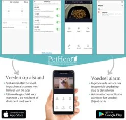 PetHero 3 Voerautomaat Wit - Verstelbare Camera - Smartphone Besturing - Automatische Voerbak Voor Kat Of Hond - 6.0 L -Huisdierbenodigdheden Korting 1200x1147 8