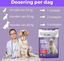 K9 Laboratories Kalmte & Balans - 180 Stuks - Hond - Bij Angst - Stress - Agressie -Huisdierbenodigdheden Korting 1200x1148 17