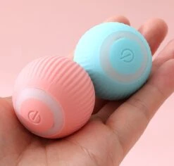 Merkloos Speelbal - Slimme Interactieve Zelfrollende Bal - Kat En Hond Speelgoed - Kattenspeelgoed - BLAUW -Huisdierbenodigdheden Korting 1200x1148 25