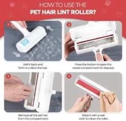 Merkloos Hoogwaardige Huisdierhaar Verwijderaar - Hondenhaar - Pluizenborstel - Ontharingsborstel -Huisdierbenodigdheden Korting 1200x1152 3