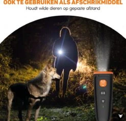 Vulpes Pets® Ultrasone Anti Blaf Apparaat – 3-in-1 Anti Blaf Apparaat Pro - Diervriendelijk & Zonder Schok - Alternatief Anti Blafband - Voor Kleine & Grote Honden - Audio - Flashlight - USB-Oplaadbaar -Huisdierbenodigdheden Korting 1200x1153 13